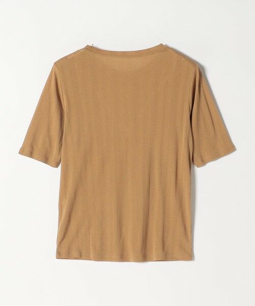 SHIPS / シップス Tシャツ | SHIPS any:〈洗濯機可能〉シアー リブ ハーフ スリーブ クルーネック TEE | 詳細24