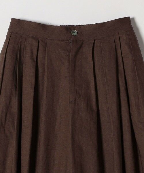 SHIPS / シップス その他パンツ | SHIPS any:〈洗濯機可能〉リネン ミックス タック フレア ワイド パンツ | 詳細8