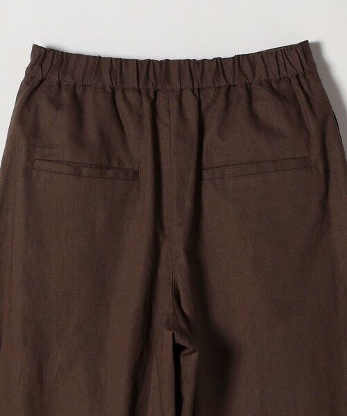 SHIPS / シップス その他パンツ | SHIPS any:〈洗濯機可能〉リネン ミックス タック フレア ワイド パンツ | 詳細13