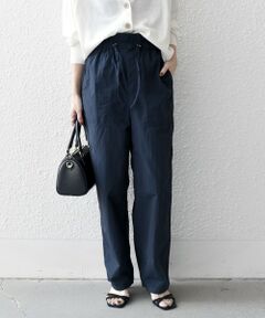 SHIPS / シップス その他パンツ | SHIPS any:〈洗濯機可能〉ナイロン ウエスト ドローコード セミ ワイド パンツ
