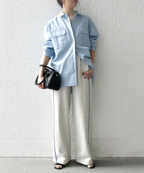 SHIPS / シップス その他パンツ | SHIPS any:〈洗濯機可能〉USAコットン 裏毛 サイドライン スウェット パンツ | 詳細1