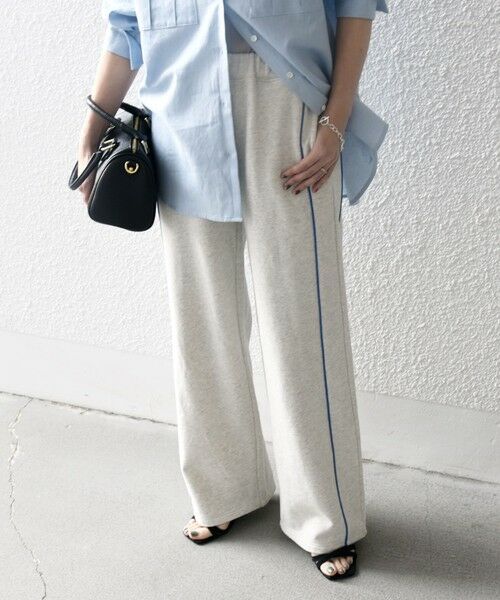 SHIPS / シップス その他パンツ | SHIPS any:〈洗濯機可能〉USAコットン 裏毛 サイドライン スウェット パンツ | 詳細4