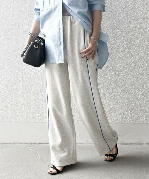 SHIPS / シップス その他パンツ | SHIPS any:〈洗濯機可能〉USAコットン 裏毛 サイドライン スウェット パンツ | 詳細5