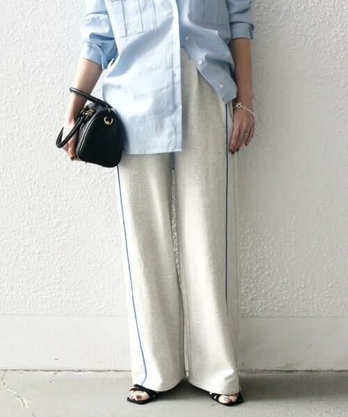 SHIPS / シップス その他パンツ | SHIPS any:〈洗濯機可能〉USAコットン 裏毛 サイドライン スウェット パンツ | 詳細9