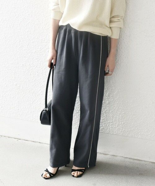 SHIPS for women/シップスウィメン SHIPS any:〈洗濯機可能〉USAコットン 裏毛 サイドライン スウェット パンツ グレー ONE SIZE SHIPS for women/シップスウィメン SHIPS any:〈洗濯機可能〉USAコットン 裏毛 サイドライン スウェット パンツ グレー ONE SIZE