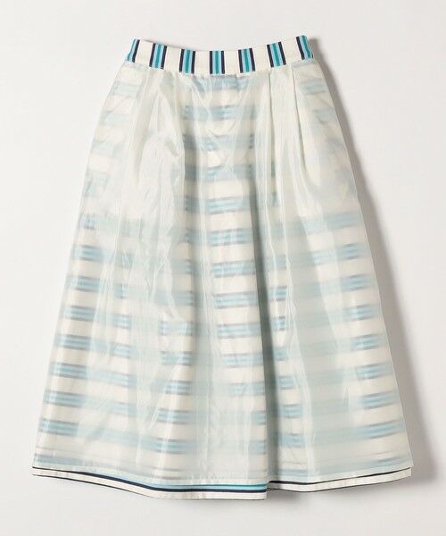 SHIPS / シップス ロング・マキシ丈スカート | SHIPS any:キャンバス ボーダー Aライン スカート | 詳細15