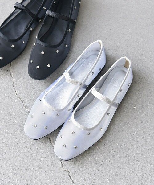 SALE！新品！完売！ペリーコ ミントグリーン フラットシューズ パンプス ゆったり幅広】やわらかフラットパンプス（ワイズ4E） 通販