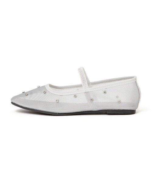 SHIPS / シップス フラットシューズ | 【SHIPS any別注】eblouna: メッシュ クリアドット フラット シューズ | 詳細6