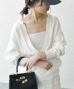 SHIPS / シップス ニット・セーター | SHIPS any:〈手洗い可能〉バルキー シアー Vネック ニット プルオーバー