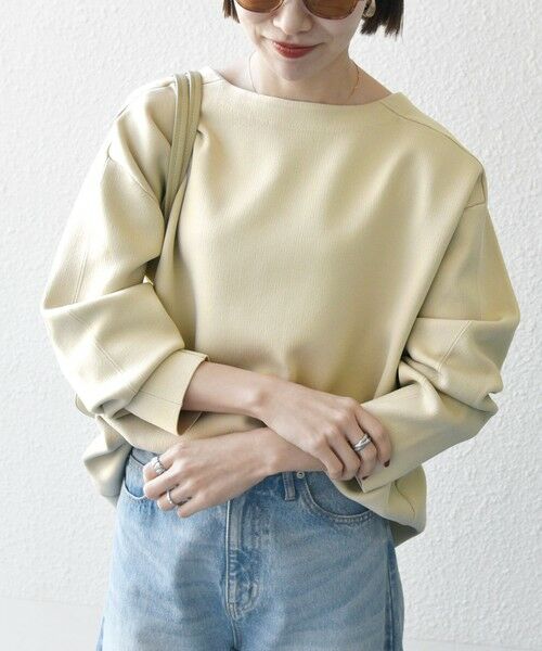 SHIPS / シップス ニット・セーター | SHIPS any:〈手洗い可能〉シーム ボートネック ニット プルオーバー | 詳細3