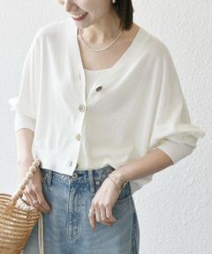 SHIPS / シップス カーディガン・ボレロ | SHIPS any:〈UVカット/手洗い可能〉シアー Vネック カーディガン