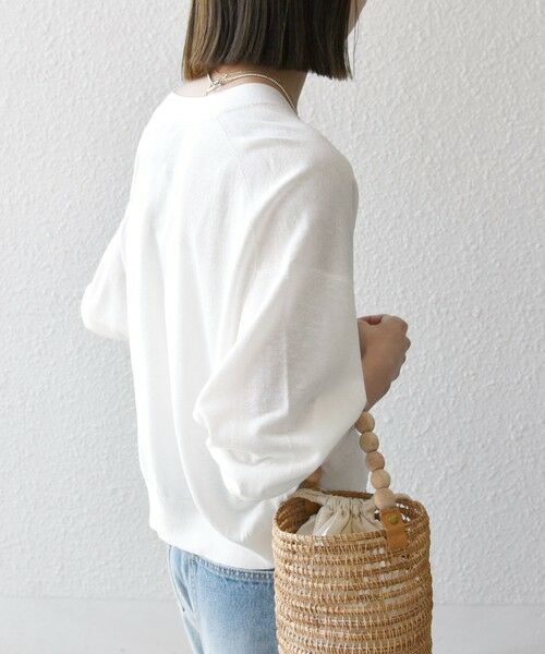 SHIPS / シップス カーディガン・ボレロ | SHIPS any:〈UVカット/手洗い可能〉シアー Vネック カーディガン | 詳細5