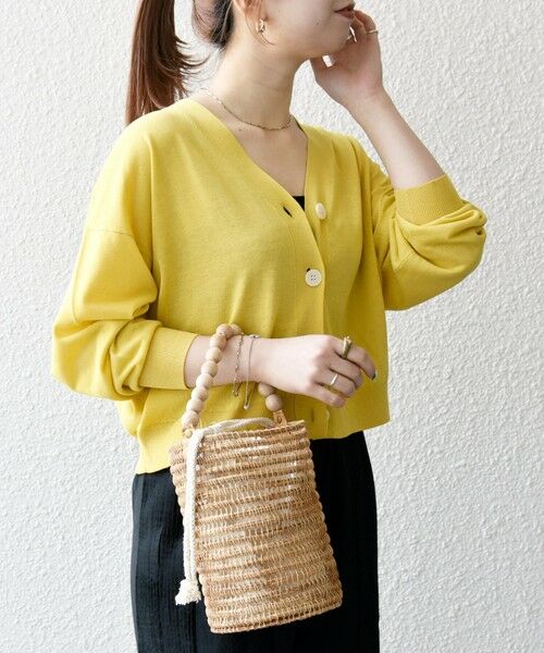 SHIPS / シップス カーディガン・ボレロ | SHIPS any:〈UVカット/手洗い可能〉シアー Vネック カーディガン | 詳細12