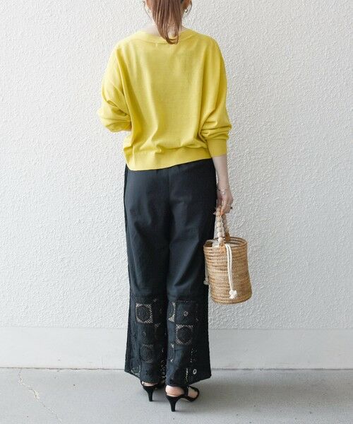 SHIPS / シップス カーディガン・ボレロ | SHIPS any:〈UVカット/手洗い可能〉シアー Vネック カーディガン | 詳細10