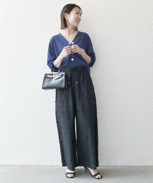 SHIPS / シップス カーディガン・ボレロ | SHIPS any:〈UVカット/手洗い可能〉シアー Vネック カーディガン | 詳細20