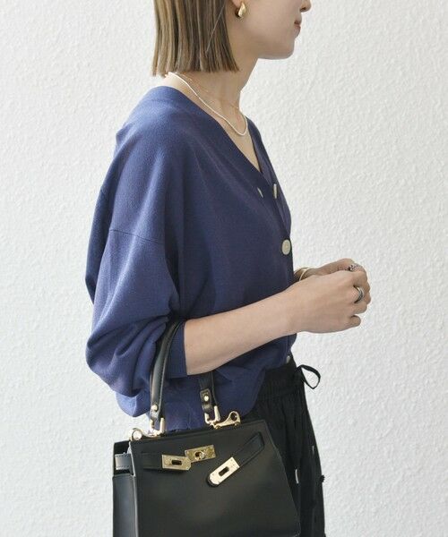 SHIPS / シップス カーディガン・ボレロ | SHIPS any:〈UVカット/手洗い可能〉シアー Vネック カーディガン | 詳細23