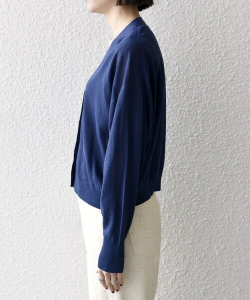 SHIPS / シップス カーディガン・ボレロ | SHIPS any:〈UVカット/手洗い可能〉シアー Vネック カーディガン | 詳細29