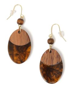 SHIPS / シップス ピアス・イヤリング | SHIPS any: アクリル ウッド ピアス