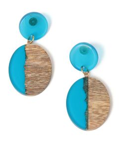 SHIPS / シップス ピアス・イヤリング | SHIPS any: アクリル ウッド ピアス