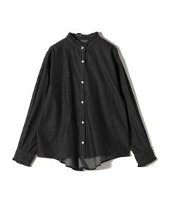 SHIPS / シップス シャツ・ブラウス | SHIPS Colors:〈洗濯機可能〉フリルネック デニム シャツ