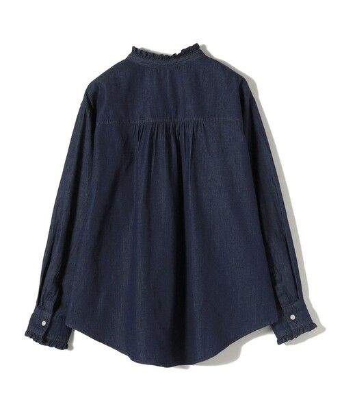 SHIPS / シップス シャツ・ブラウス | SHIPS Colors:〈洗濯機可能〉フリルネック デニム シャツ | 詳細2