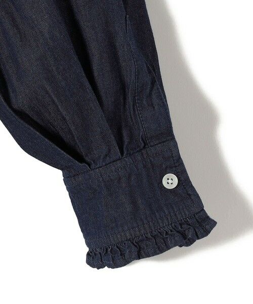 SHIPS / シップス シャツ・ブラウス | SHIPS Colors:〈洗濯機可能〉フリルネック デニム シャツ | 詳細4