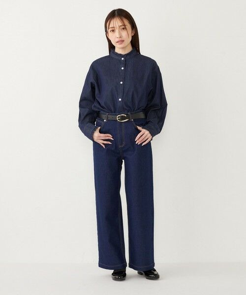 SHIPS / シップス シャツ・ブラウス | SHIPS Colors:〈洗濯機可能〉フリルネック デニム シャツ | 詳細16