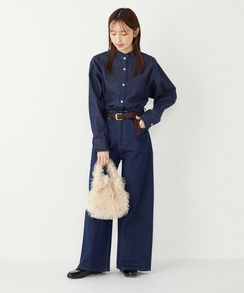 SHIPS / シップス シャツ・ブラウス | SHIPS Colors:〈洗濯機可能〉フリルネック デニム シャツ | 詳細26