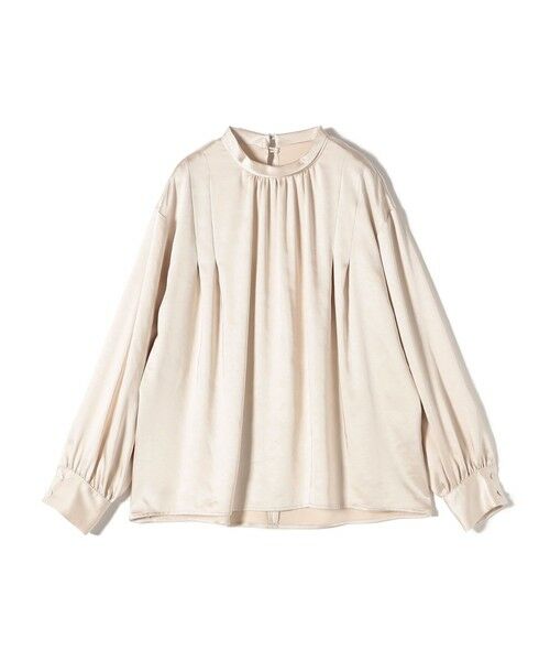 SHIPS / シップス シャツ・ブラウス | SHIPS Colors:〈手洗い可能〉サテン ハイネック タック ブラウス | 詳細1