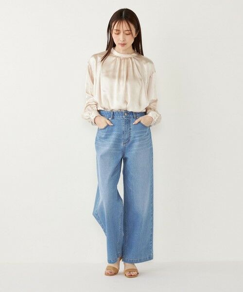 SHIPS / シップス シャツ・ブラウス | SHIPS Colors:〈手洗い可能〉サテン ハイネック タック ブラウス | 詳細12