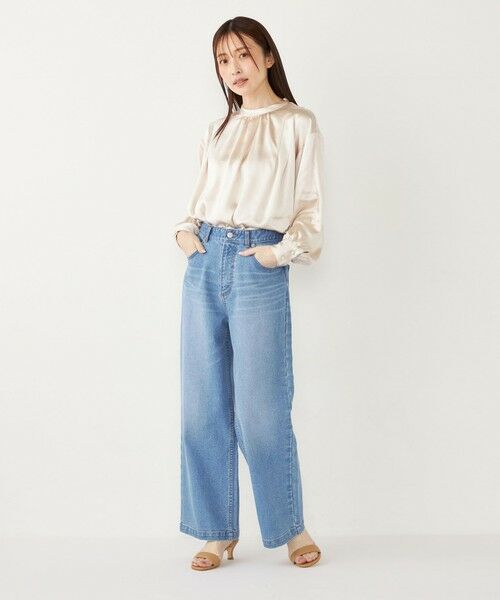 SHIPS / シップス シャツ・ブラウス | SHIPS Colors:〈手洗い可能〉サテン ハイネック タック ブラウス | 詳細15