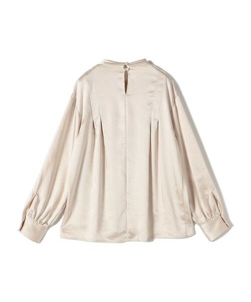 SHIPS / シップス シャツ・ブラウス | SHIPS Colors:〈手洗い可能〉サテン ハイネック タック ブラウス | 詳細2