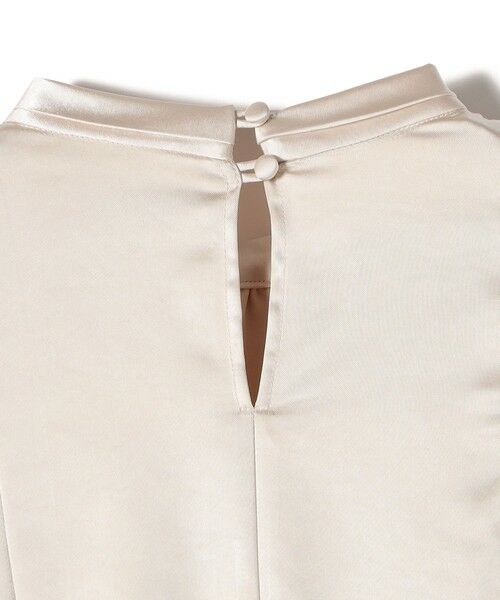 SHIPS / シップス シャツ・ブラウス | SHIPS Colors:〈手洗い可能〉サテン ハイネック タック ブラウス | 詳細4