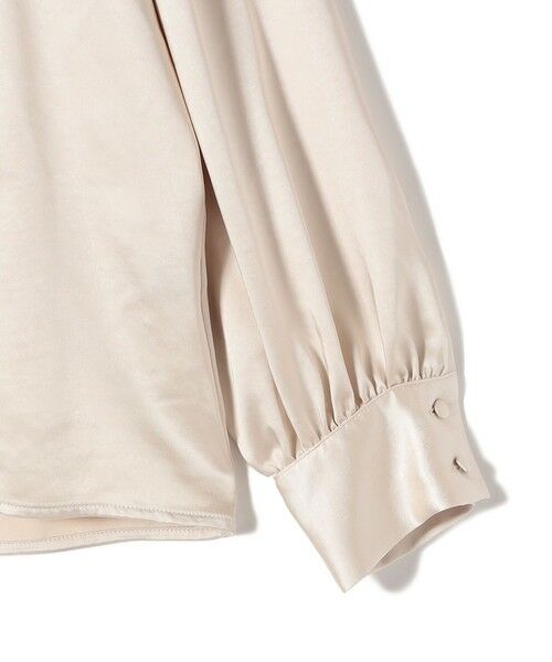 SHIPS / シップス シャツ・ブラウス | SHIPS Colors:〈手洗い可能〉サテン ハイネック タック ブラウス | 詳細5