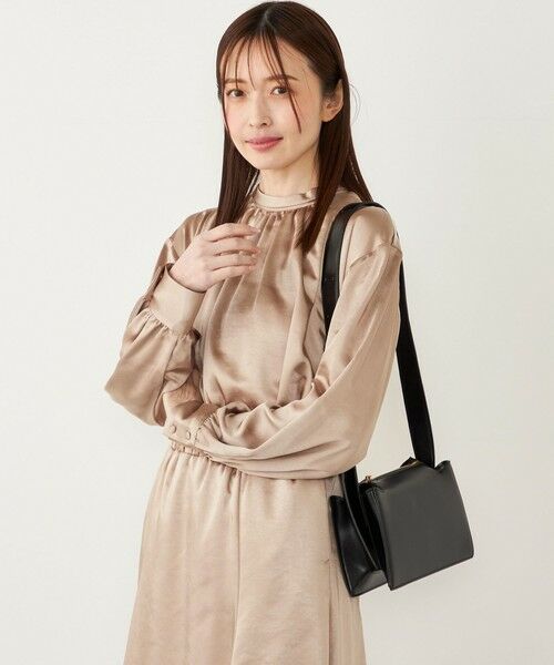 SHIPS / シップス シャツ・ブラウス | SHIPS Colors:〈手洗い可能〉サテン ハイネック タック ブラウス | 詳細21