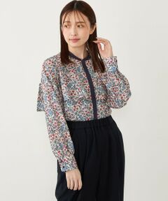 SHIPS / シップス シャツ・ブラウス | SHIPS Colors:〈手洗い可能〉MULHOUSE フラワープリント ラッフルブラウス