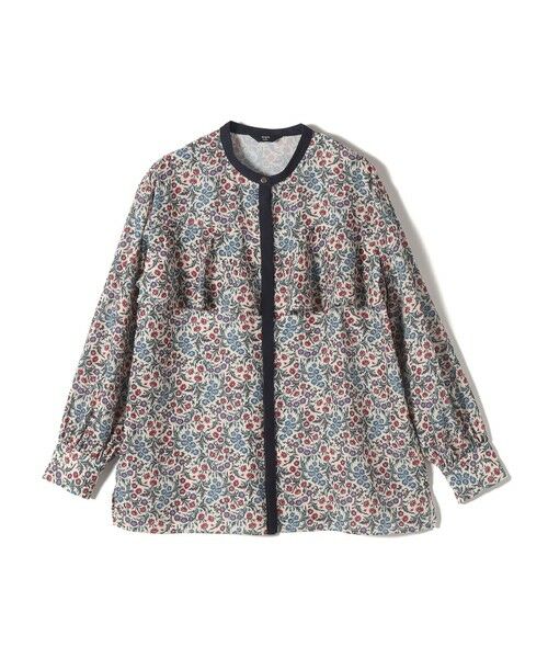 SHIPS / シップス シャツ・ブラウス | SHIPS Colors:〈手洗い可能〉MULHOUSE フラワープリント ラッフルブラウス | 詳細1