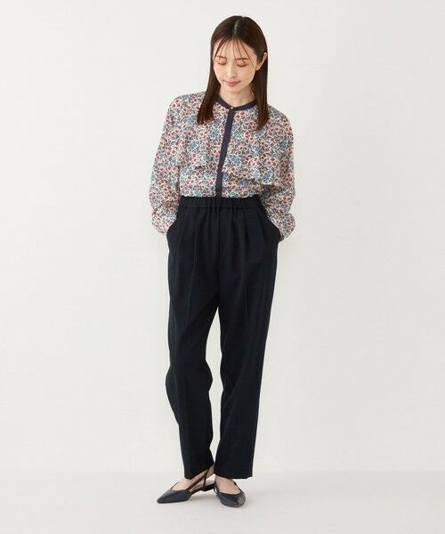 SHIPS / シップス シャツ・ブラウス | SHIPS Colors:〈手洗い可能〉MULHOUSE フラワープリント ラッフルブラウス | 詳細3