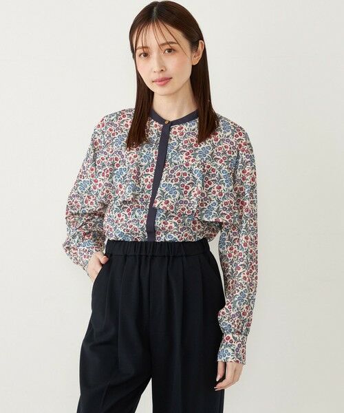 SHIPS / シップス シャツ・ブラウス | SHIPS Colors:〈手洗い可能〉MULHOUSE フラワープリント ラッフルブラウス | 詳細5