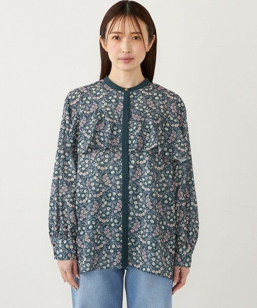 SHIPS / シップス シャツ・ブラウス | SHIPS Colors:〈手洗い可能〉MULHOUSE フラワープリント ラッフルブラウス | 詳細19