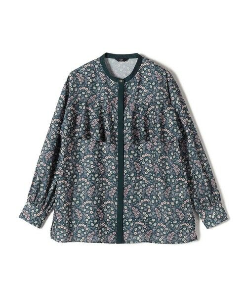 SHIPS / シップス シャツ・ブラウス | SHIPS Colors:〈手洗い可能〉MULHOUSE フラワープリント ラッフルブラウス | 詳細12