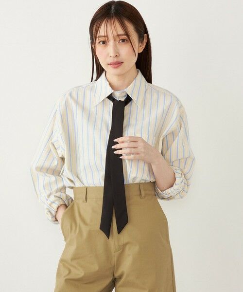 SHIPS / シップス シャツ・ブラウス | SHIPS Colors:〈手洗い可能〉ネクタイ オックス シャツ | 詳細11