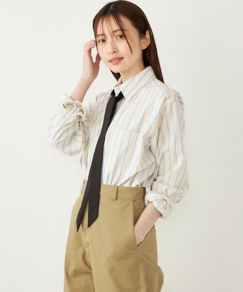 SHIPS / シップス シャツ・ブラウス | SHIPS Colors:〈手洗い可能〉ネクタイ オックス シャツ | 詳細13