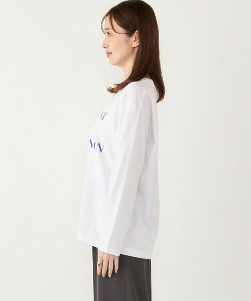 SHIPS / シップス カットソー（半袖以外） | SHIPS Colors:ロゴ プリント TEE (ロンT) | 詳細10