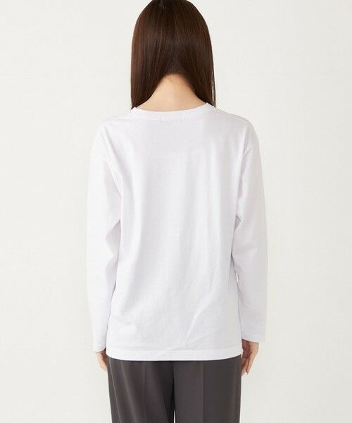 SHIPS / シップス カットソー（半袖以外） | SHIPS Colors:ロゴ プリント TEE (ロンT) | 詳細11