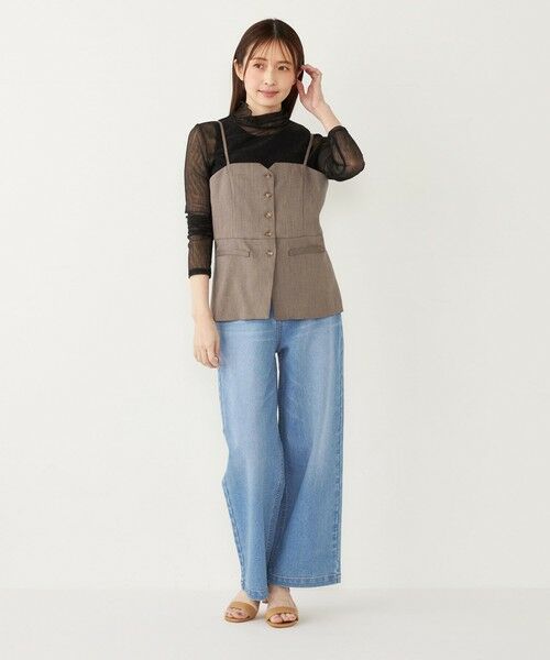 SHIPS / シップス カットソー（半袖以外） | SHIPS Colors:〈手洗い可能〉シアー クレープ ハイネック インナー | 詳細8