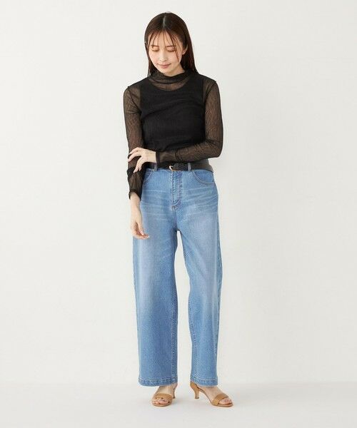 SHIPS / シップス カットソー（半袖以外） | SHIPS Colors:〈手洗い可能〉シアー クレープ ハイネック インナー | 詳細13