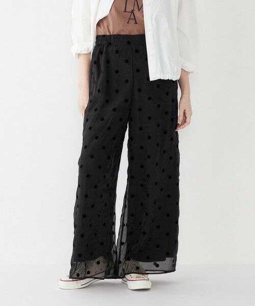 SHIPS / シップス その他パンツ | SHIPS Colors:オーガンジー ドット パンツ | 詳細5