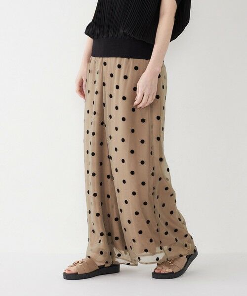 SHIPS for women/シップスウィメン SHIPS Colors:オーガンジー ドット パンツ ベージュ ONE SIZE SHIPS for women/シップスウィメン SHIPS Colors:オーガンジー ドット パンツ ベージュ ONE SIZE