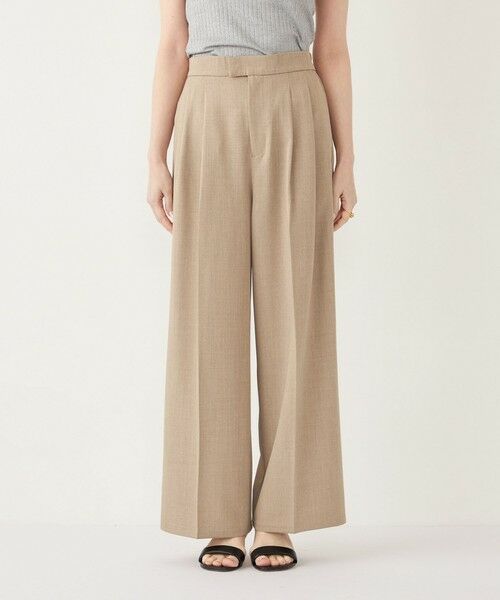 SHIPS / シップス その他パンツ | SHIPS Colors:〈手洗い可能〉 メランジ タック ワイドパンツ | 詳細12